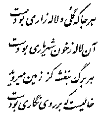 Quatrain 48 — Farsi calligraphy
